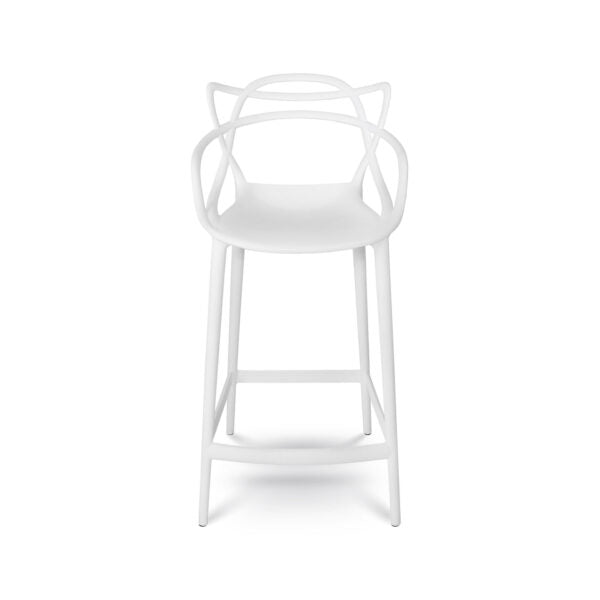 Crane Counter Stool - White ANCHORED IN MUSKOKA