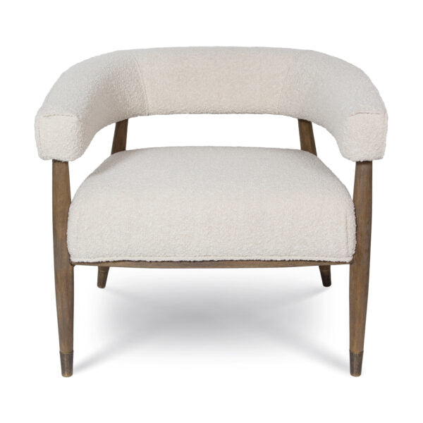 Everest Chair - Cream Boucle ANCHORED IN MUSKOKA