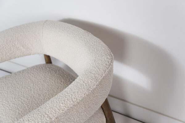 Everest Chair - Cream Boucle ANCHORED IN MUSKOKA