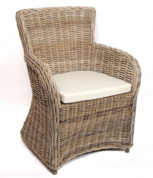 Falia Armchair With Cushion - Rattan ANCHORED IN MUSKOKA