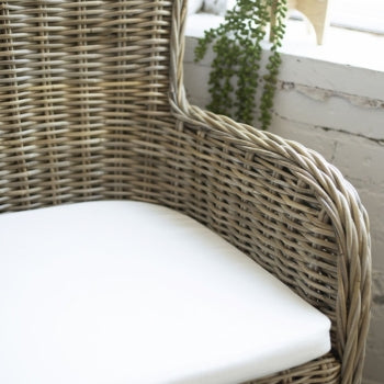 Falia Armchair With Cushion - Rattan ANCHORED IN MUSKOKA