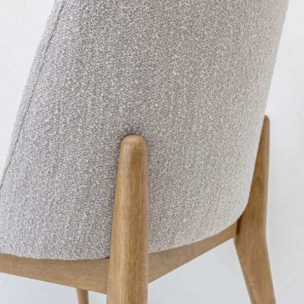 Fawcett Dining Chair - Taupe Boucle ANCHORED IN MUSKOKA