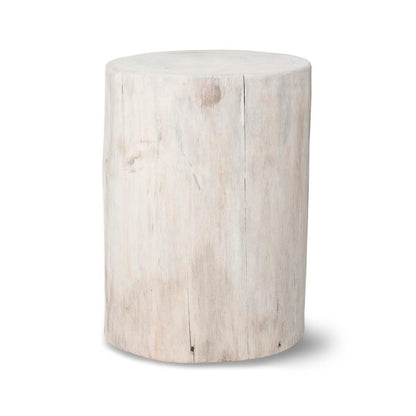 Nova Wide 21" Round Stump - White ANCHORED IN MUSKOKA