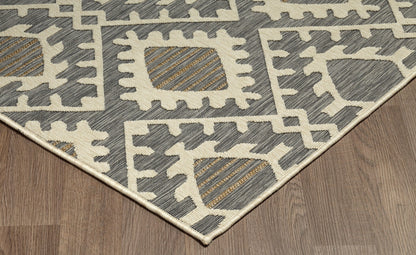 Odessa Polypropylene Area Rug - Indoor Outdoor ANCHORED IN MUSKOKA