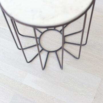 Rome Marble Accent Table ANCHORED IN MUSKOKA