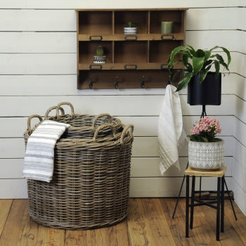 Round Storage Baskets S/3 ANCHORED IN MUSKOKA