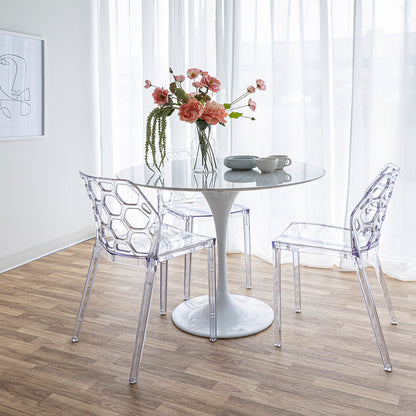 Flute Condo Dining Table Round