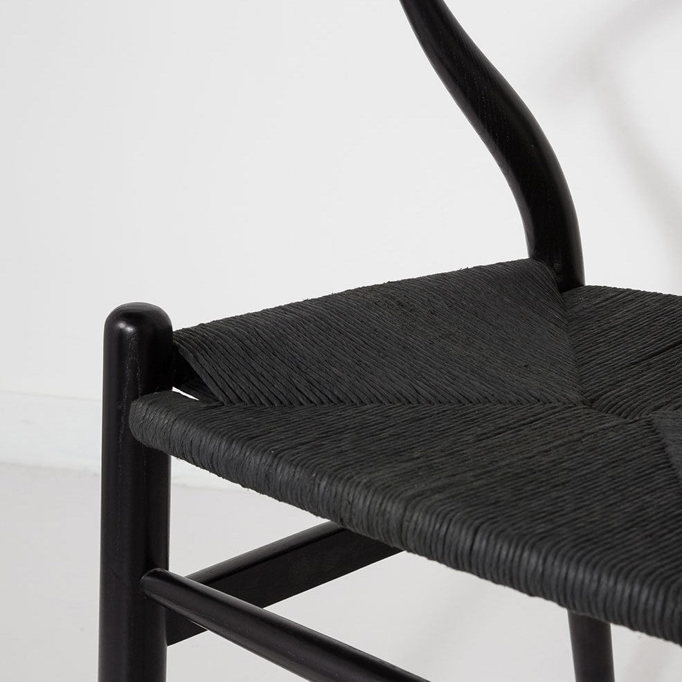 Frida Dining Chair – Matte Black