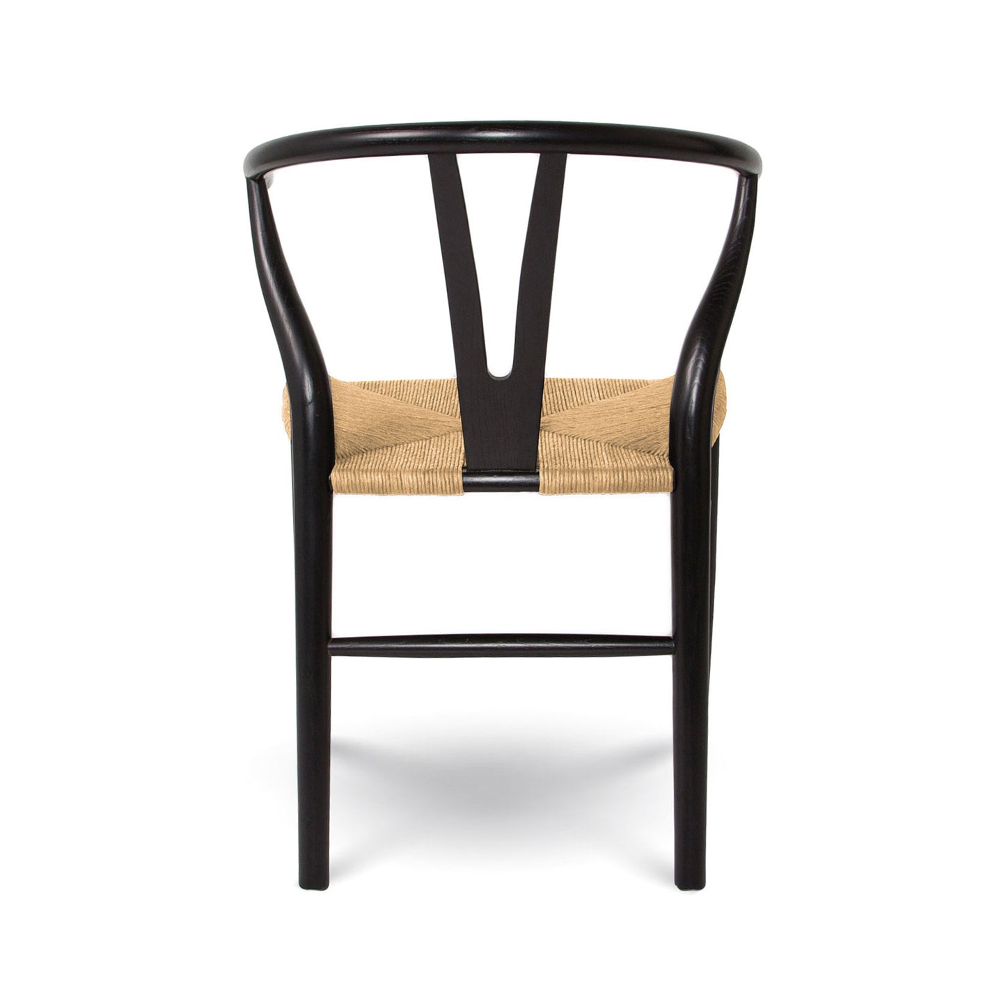 Frida Dining Chair – Black with Natural Seat